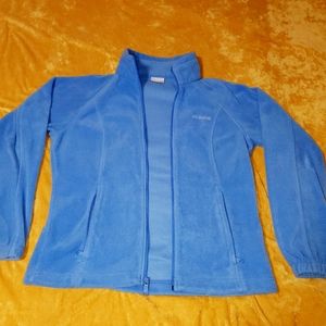 Light blue Columbia fleece jacket